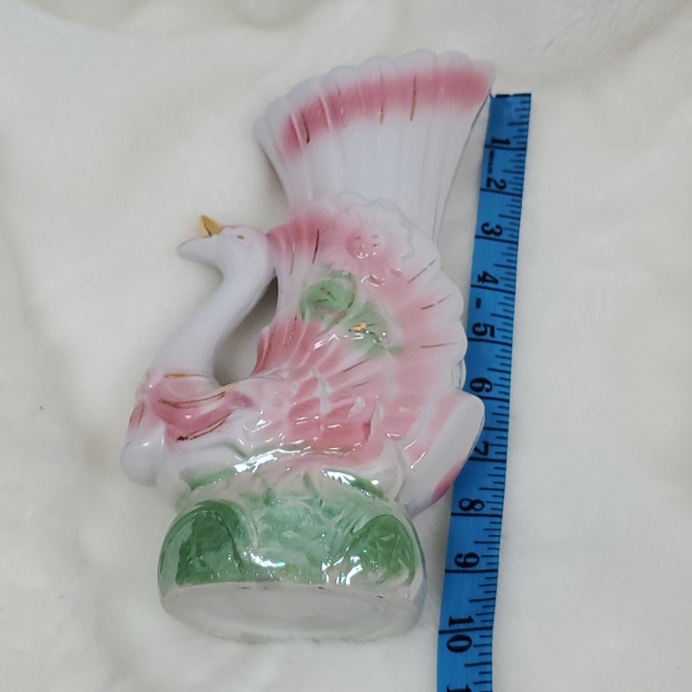 Vintage Majolica vase duck planter ceramic - Picture 8 of 8